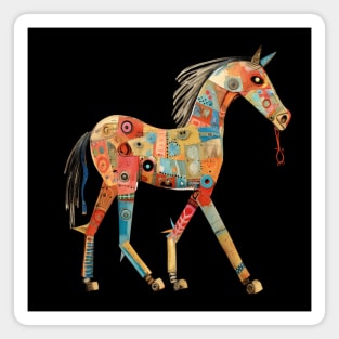 Whimsical Cute Horse Magnet